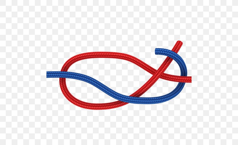 Single Carrick Bend Knot Rope Knitting, PNG, 500x500px, Carrick Bend, Electric Blue, Knitting, Knot, Necktie Download Free