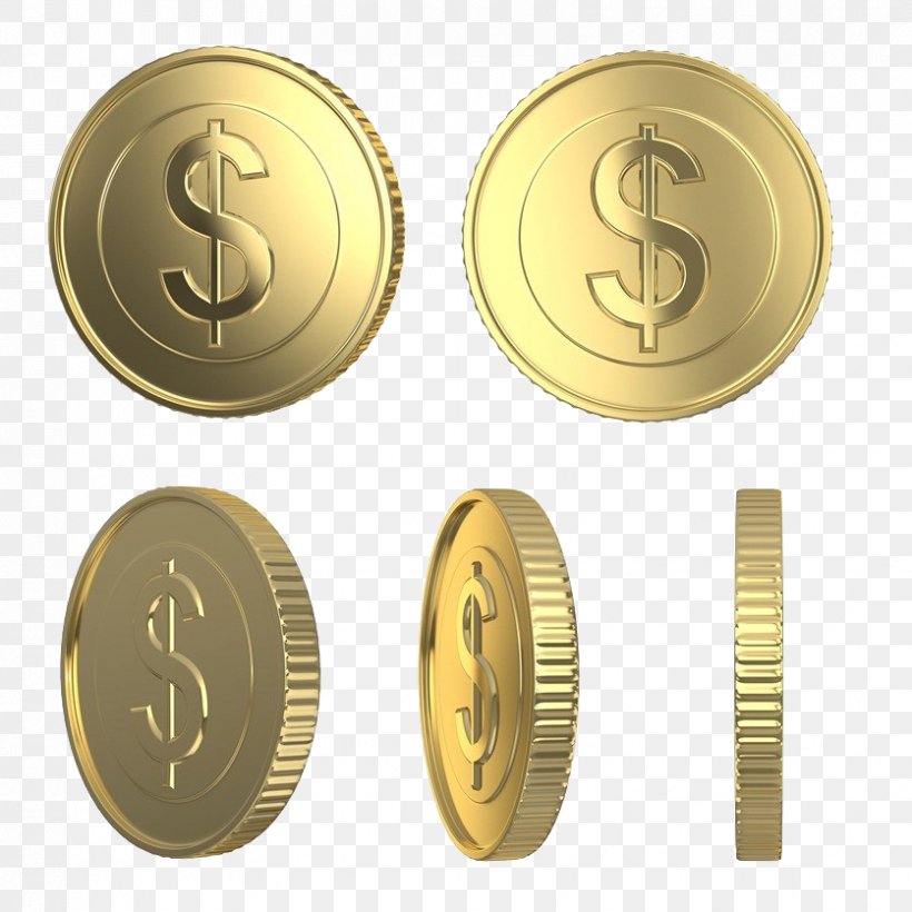 United States Dollar Coin Photography Dollar Sign Illustration, PNG, 836x836px, United States Dollar, Brass, Coin, Currency, Dollar Download Free