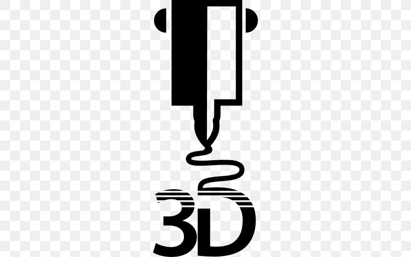 3D Printing Paper Logo, PNG, 512x512px, 3d Computer Graphics, 3d Printing, Black And White, Brand, Computer Download Free