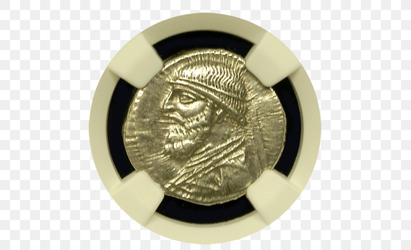 Coin Silver Parthian Empire Persian Empire, PNG, 500x500px, Coin, Achaemenid Empire, Ancient Greek Coinage, Ancient History, Coin Grading Download Free