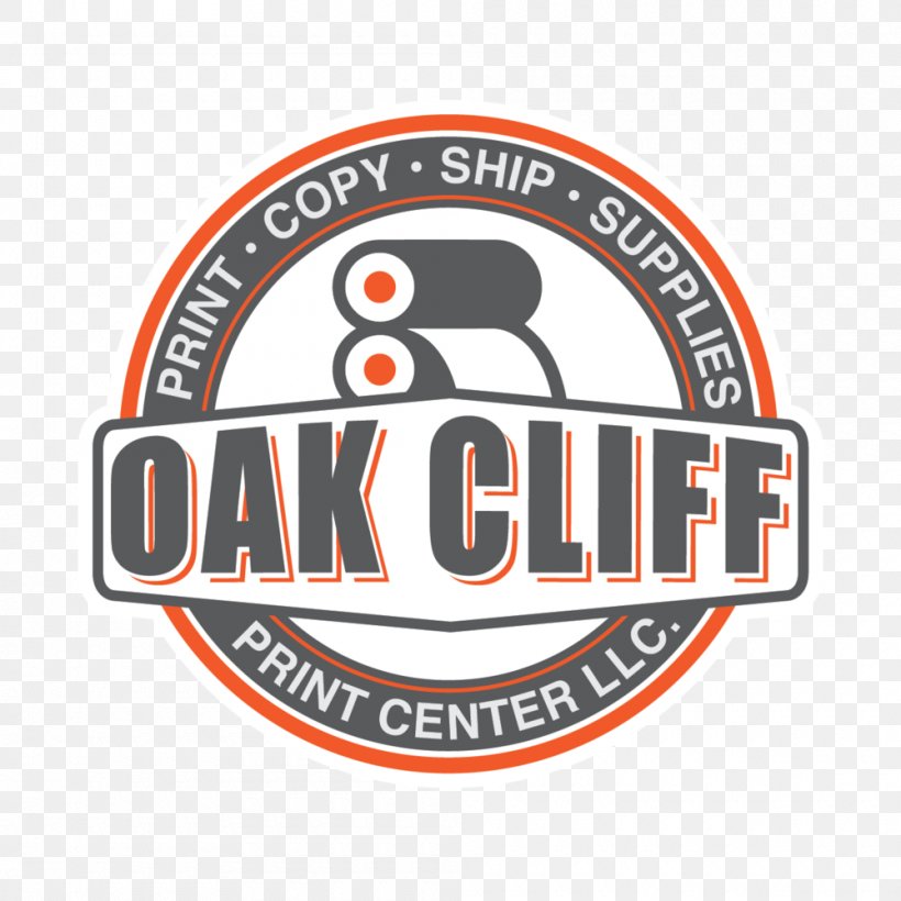 Oak Cliff Print West Jefferson Boulevard North Bishop Avenue Logo Brand, PNG, 1000x1000px, Logo, Area, Brand, Dallas, Label Download Free