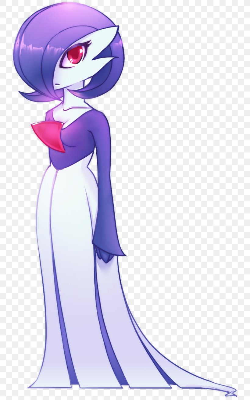 Purple Gardevoir Clothing Violet Color, PNG, 749x1312px, Watercolor, Cartoon, Flower, Frame, Heart Download Free