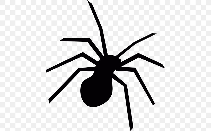 Spider, PNG, 512x512px, Spider, Arachnid, Arthropod, Black And White, Brazilian Whiteknee Tarantula Download Free