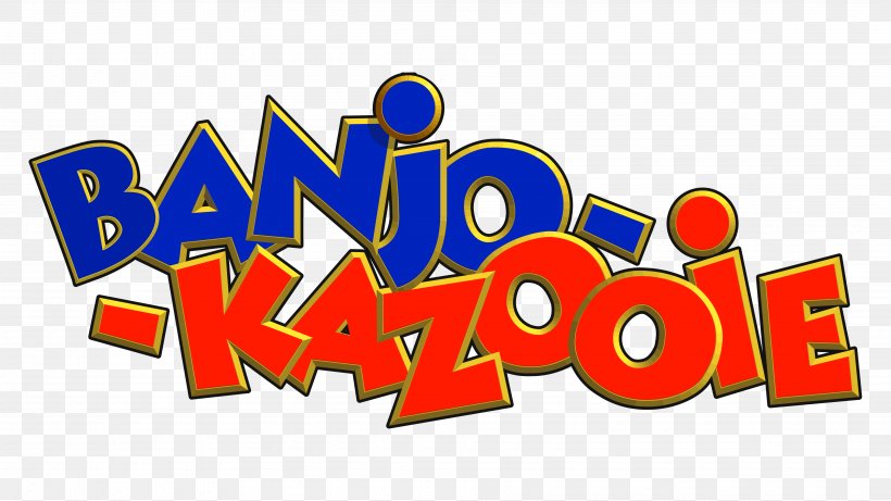 Banjo-Kazooie Logo Brand Font, PNG, 3840x2160px, Banjokazooie, Area, Brand, Logo, Signage Download Free