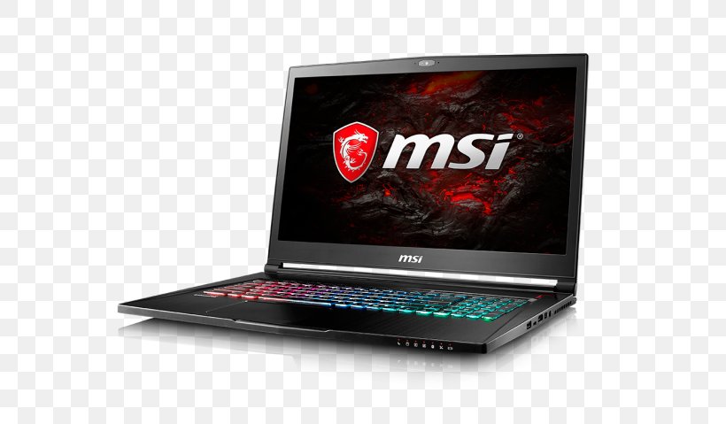 Laptop MSI GS73VR Stealth Pro 4K Resolution MSI GS63 Stealth Pro, PNG, 599x479px, 4k Resolution, Laptop, Computer, Computer Hardware, Electronic Device Download Free
