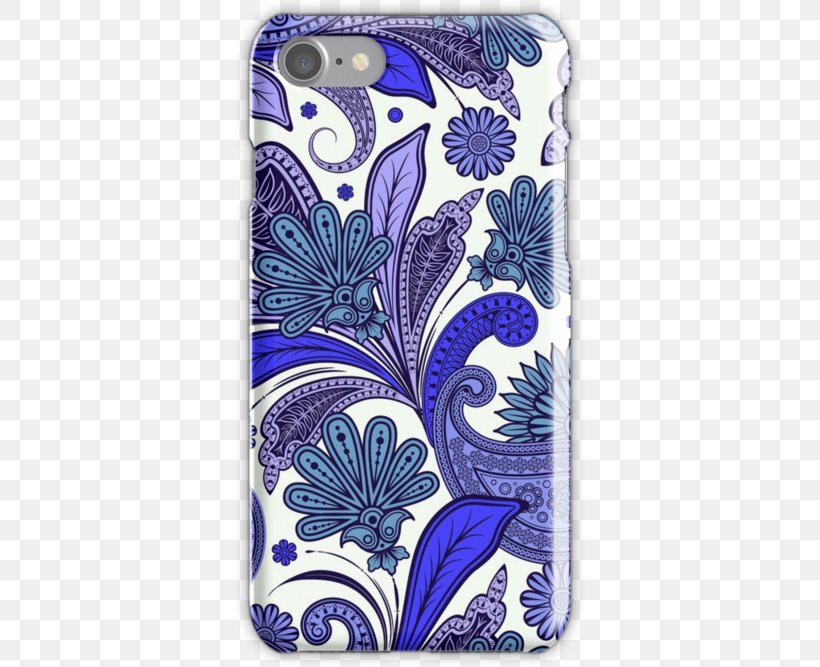 Paisley Sony Ericsson Xperia X10 Mobile Phone Accessories Mobile Phones IPhone, PNG, 500x667px, Paisley, Cobalt Blue, Iphone, Mobile Phone Accessories, Mobile Phone Case Download Free