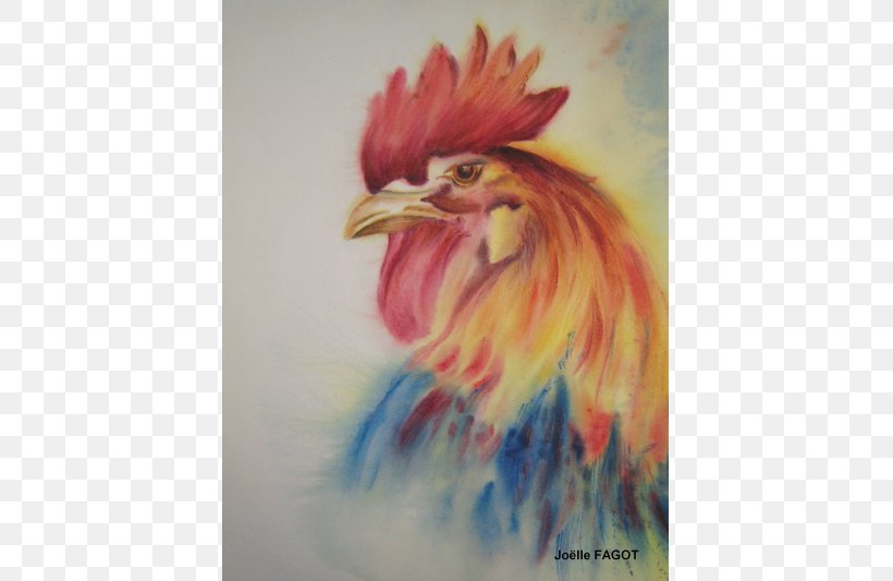 Rooster Watercolor Painting Beak Feather Chicken As Food, PNG, 800x533px, Rooster, Beak, Bird, Chicken, Chicken As Food Download Free