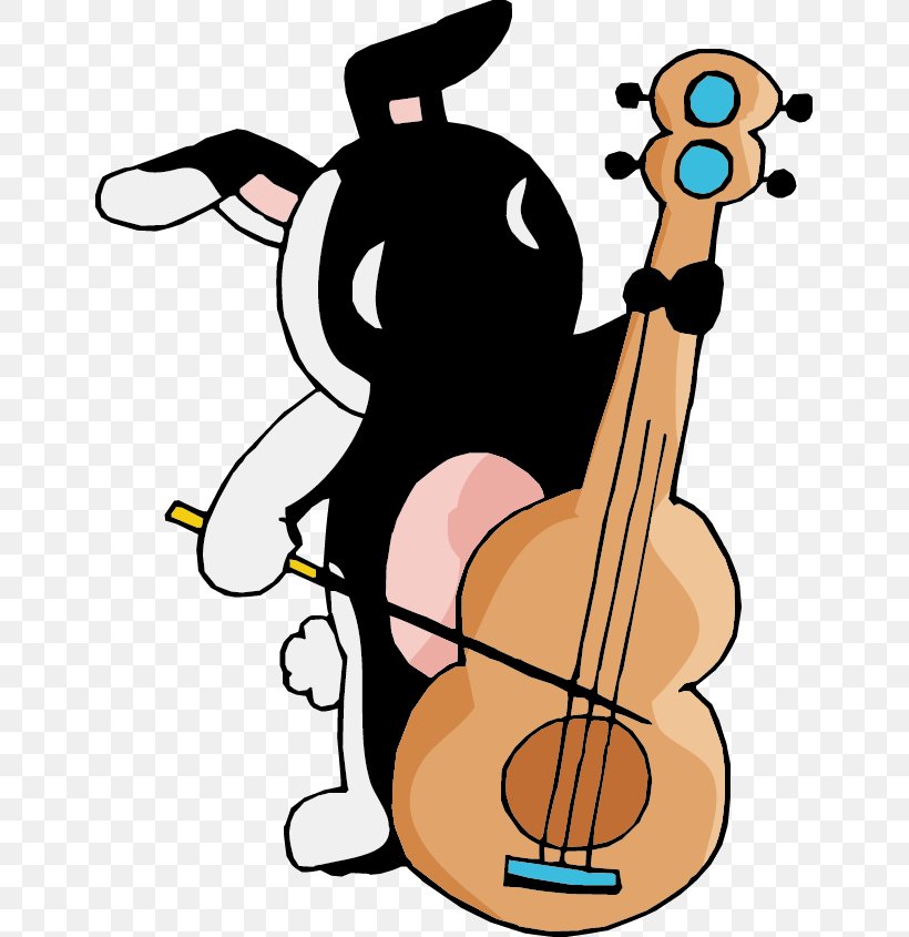 Cartoon Guitar Violin Animal, PNG, 647x845px, Cartoon, Animal, Bowed String Instrument, Cello, Comics Download Free