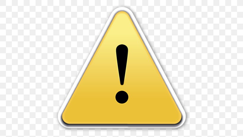 Warning Sign Sticker Symbol, PNG, 480x464px, Warning Sign, Emoji, Hazard Symbol, Label, Sign Download Free