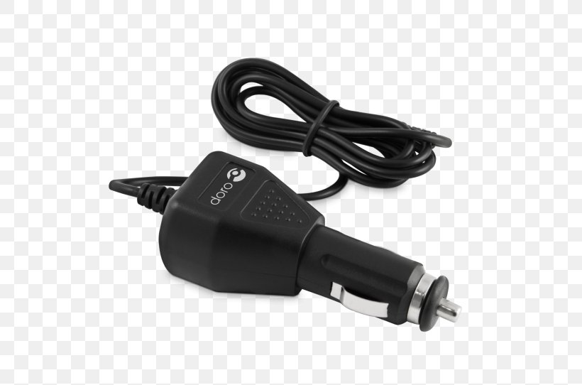 Battery Charger Telephone Doro PhoneEasy 612 Car, PNG, 542x542px, Battery Charger, Ac Adapter, Adapter, Cable, Car Download Free