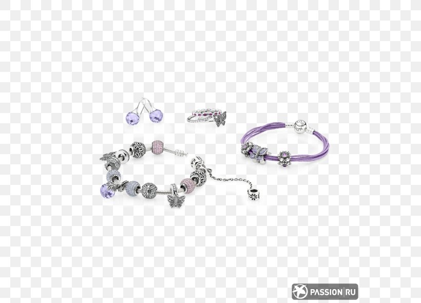 Charm Bracelet Amethyst Pandora Charms & Pendants, PNG, 590x590px, Bracelet, Amethyst, Bead, Birthstone, Body Jewelry Download Free