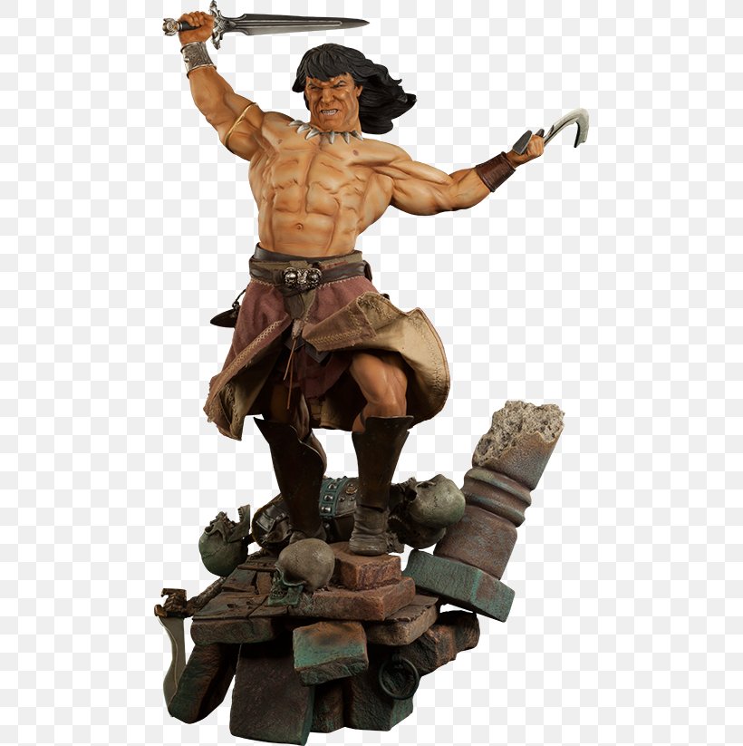 Conan The Barbarian Statue Figurine Sideshow Collectibles Cimmeria, PNG, 480x823px, Conan The Barbarian, Action Figure, Action Toy Figures, Barbarian, Cimmeria Download Free