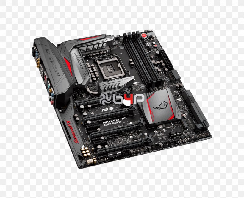 Intel Motherboard LGA 1151 Republic Of Gamers ATX, PNG, 1024x831px, Intel, Asus, Asus Maximus Viii Extreme, Atx, Computer Component Download Free