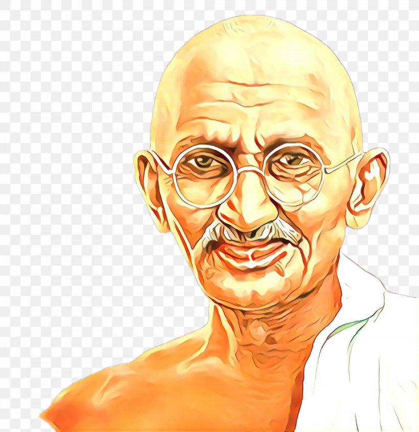 Mahatma Gandhi, PNG, 1968x2032px, Cartoon, Chin, Face, Father Of The  Nation, Forehead Download Free