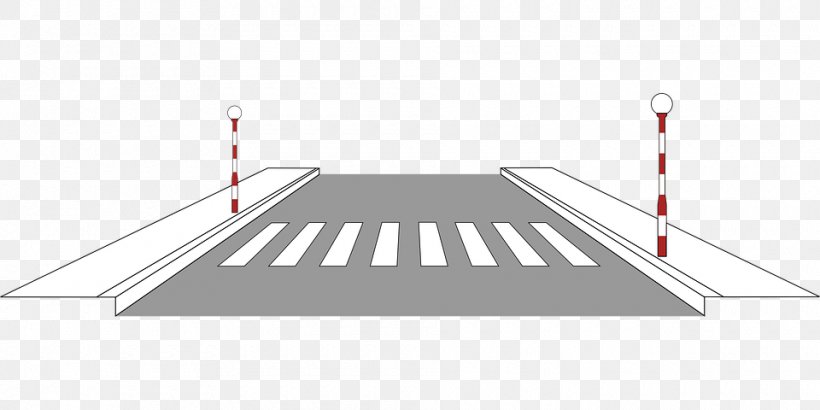 Pedestrian Crossing Zebra Crossing Clip Art Road, PNG, 960x480px, Pedestrian Crossing, Area, Diagram, Fixed Link, Light Download Free