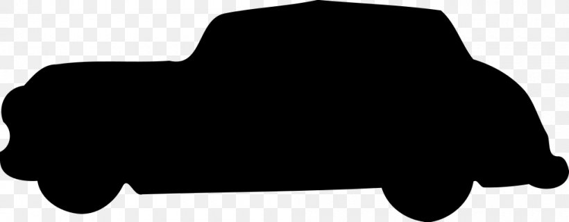 Silhouette Car Clip Art, PNG, 1000x391px, Silhouette, Black, Black And White, Car, Cartoon Download Free