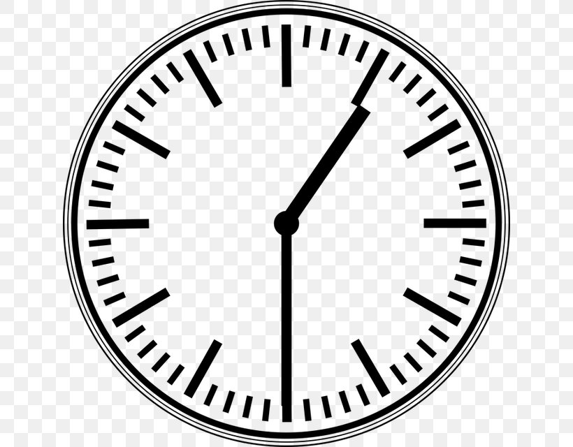 Alarm Clocks Floor & Grandfather Clocks Clip Art, PNG, 640x640px, Clock, Alarm Clocks, Area, Black And White, Digital Clock Download Free