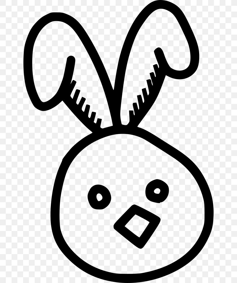 Clip Art Easter Bunny, PNG, 660x980px, Easter Bunny, Black And White, Easter, Easter Egg, Line Art Download Free