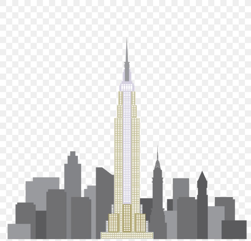 Empire State Building Chrysler Building Clip Art Image, PNG, 800x786px, Empire State Building, Architecture, Art, Building, Chrysler Building Download Free