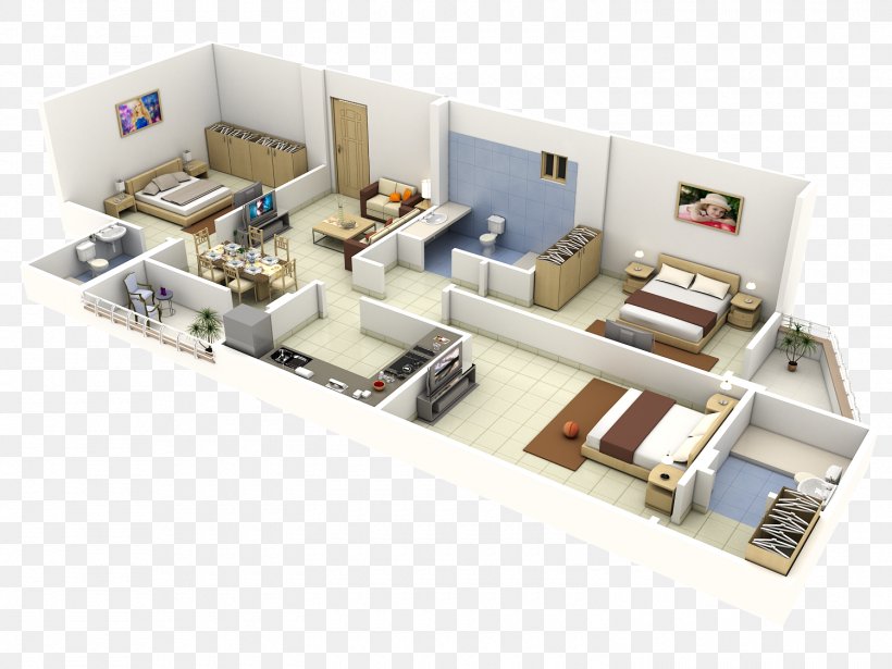 House Plan 3D Floor Plan Bedroom, PNG, 1500x1125px, 3d Floor Plan, House Plan, Apartment, Architecture, Bathroom Download Free