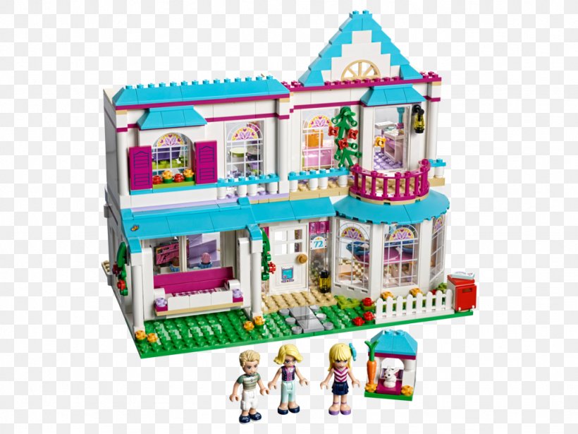 LEGO 41314 Friends Stephanie's House LEGO Friends Amazon.com Toy, PNG, 1024x768px, Watercolor, Cartoon, Flower, Frame, Heart Download Free