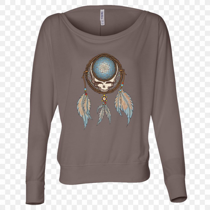 Long-sleeved T-shirt Long-sleeved T-shirt Bluza, PNG, 1000x1000px, Sleeve, Blue, Bluza, Grateful Dead, Hippie Download Free