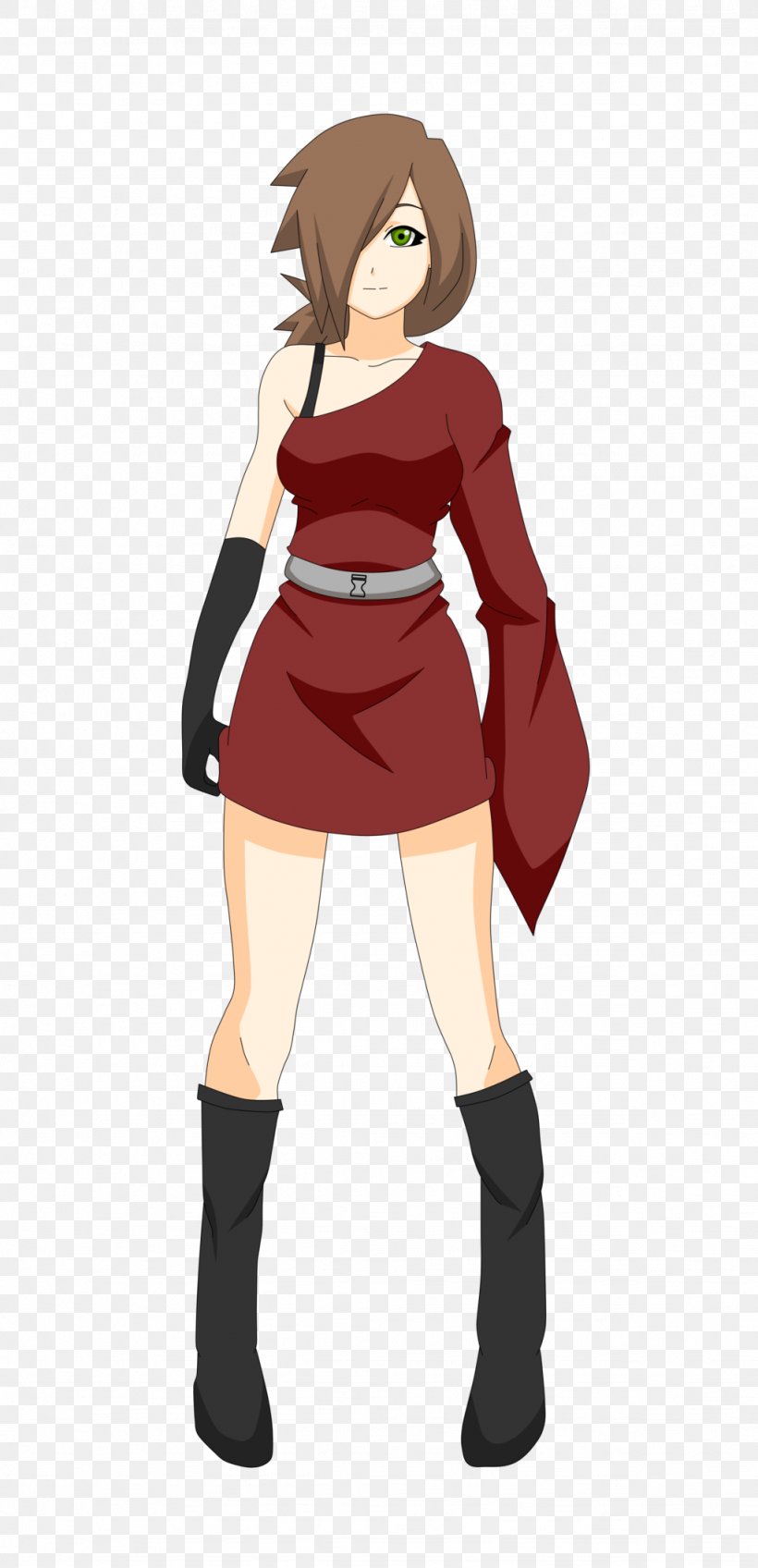 Naruto Uzumaki Female Red Hair Brown Hair, PNG, 1024x2118px, Watercolor, Cartoon, Flower, Frame, Heart Download Free