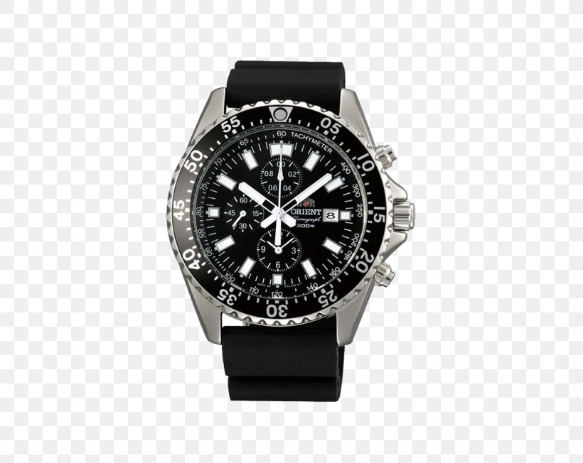 Orient Watch Chronograph Clock Diving Watch, PNG, 510x652px, Orient Watch, Automatic Watch, Black, Bling Bling, Bracelet Download Free