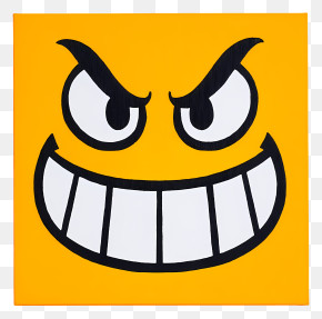 Fear Emoji - Grinning Face Emoji With Big Smile PNG