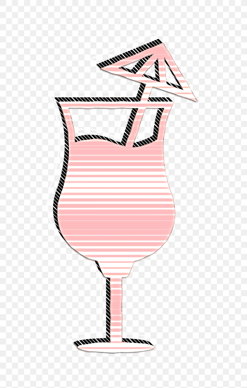 Food Icon Cocktail Glass With An Umbrella Icon Drinks Set Icon, PNG, 614x1284px, Food Icon, Cartoon, Champagne, Champagne Glass, Cocktail Icon Download Free