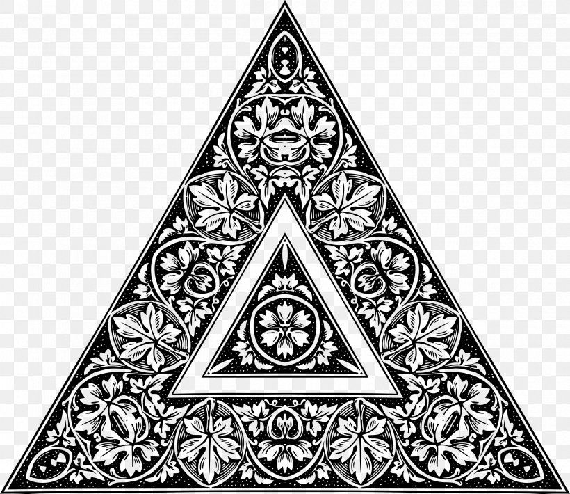 Triangle Drawing Monochrome, PNG, 2400x2080px, Triangle, Abstract Art, Art, Black And White, Drawing Download Free