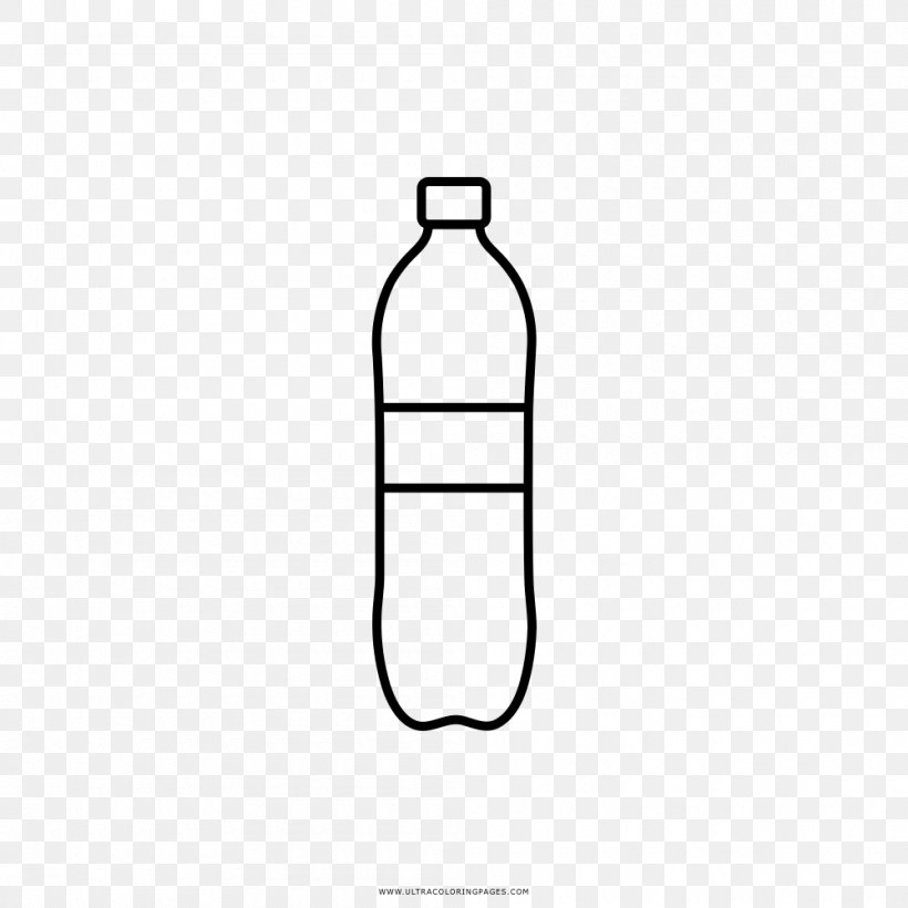 Water Bottles Pattern, PNG, 1000x1000px, Water Bottles, Area, Black, Black And White, Bottle Download Free