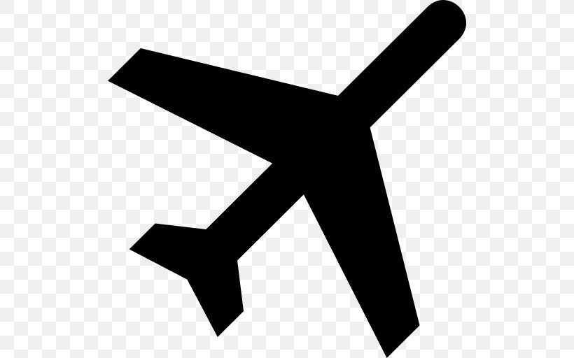 Airplane Aircraft Silhouette Clip Art, PNG, 512x512px, Airplane, Air Travel, Aircraft, Black, Black And White Download Free
