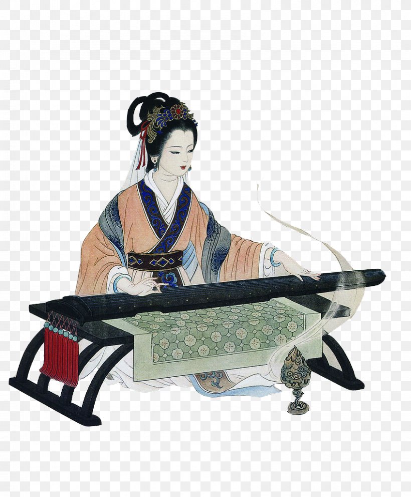 China Guqin Musical Instrument Zither, PNG, 847x1024px, Watercolor, Cartoon, Flower, Frame, Heart Download Free