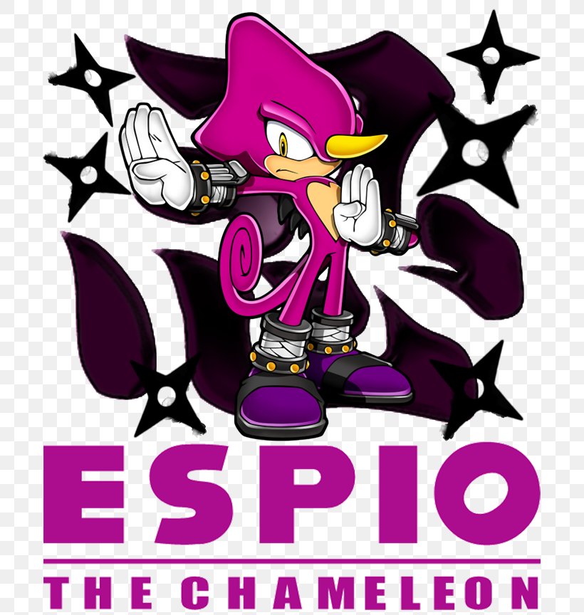 Espio The Chameleon Shadow The Hedgehog Tails Knuckles The Echidna Chameleons, PNG, 720x864px, Espio The Chameleon, Amy Rose, Art, Cartoon, Chameleons Download Free