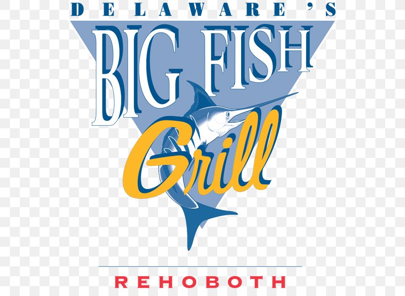 Rehoboth Beach Logo Big Fish Grill Rehoboth Barbecue Seafood Restaurant, PNG, 600x600px, Rehoboth Beach, Area, Banner, Barbecue, Big Fish Grill On The Riverfront Download Free