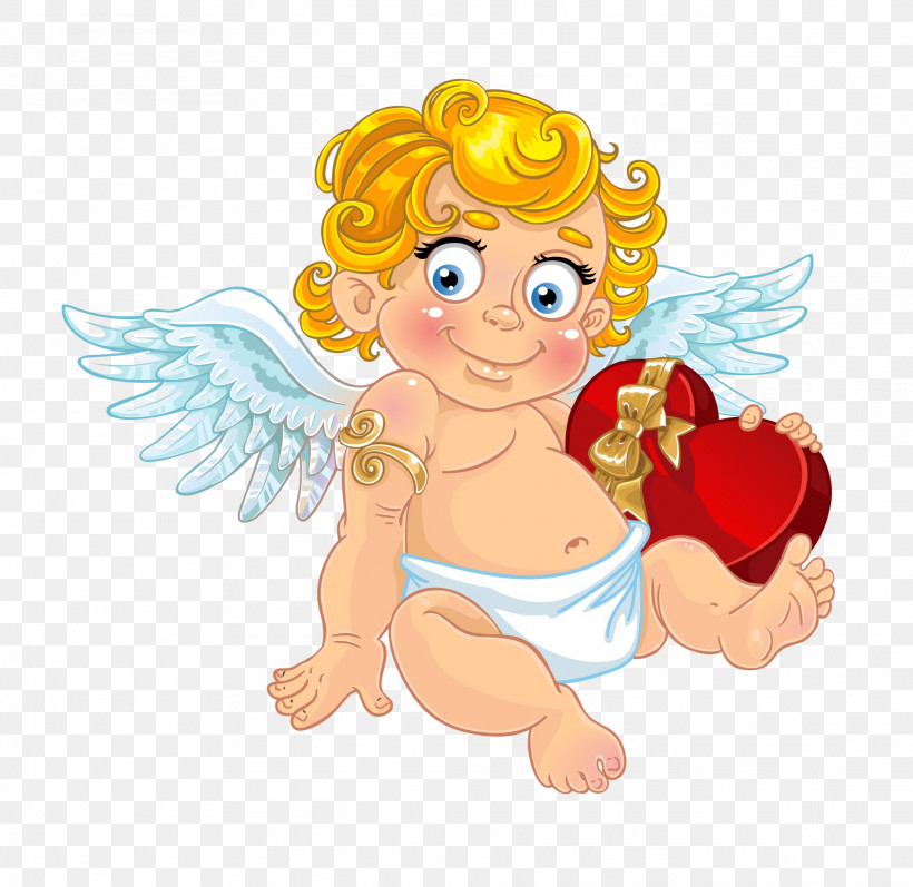 Cartoon Angel Cupid Animation Sticker, PNG, 2077x2019px, Cartoon, Angel, Animation, Cupid, Sticker Download Free