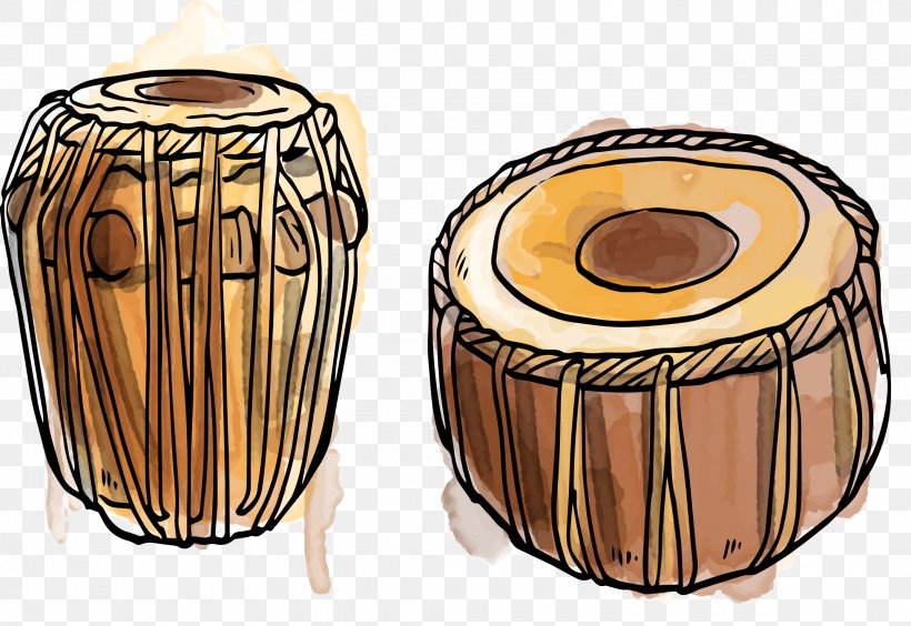 Dholak Tabla Musical Instrument Tom-tom Drum, PNG, 2143x1474px, Watercolor, Cartoon, Flower, Frame, Heart Download Free