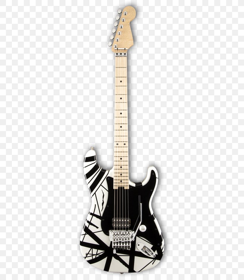Electric Guitar EVH Striped Series Frankenstrat Fingerboard, PNG, 360x940px, 5150, Electric Guitar, Acoustic Electric Guitar, Bass Guitar, Black And White Download Free