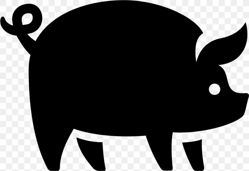 Pig Icon, PNG, 1570x1083px, Icon Design, Blackandwhite, Boar, Livestock, Pig Download Free