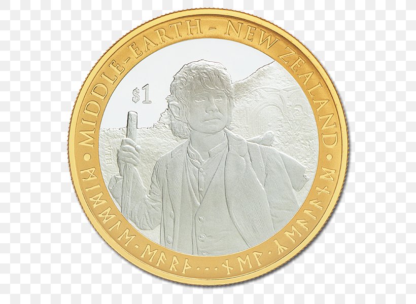 Bilbo Baggins Silver Coin New Zealand The Hobbit, PNG, 600x600px, Bilbo Baggins, Coin, Commemorative Coin, Currency, Gold Download Free