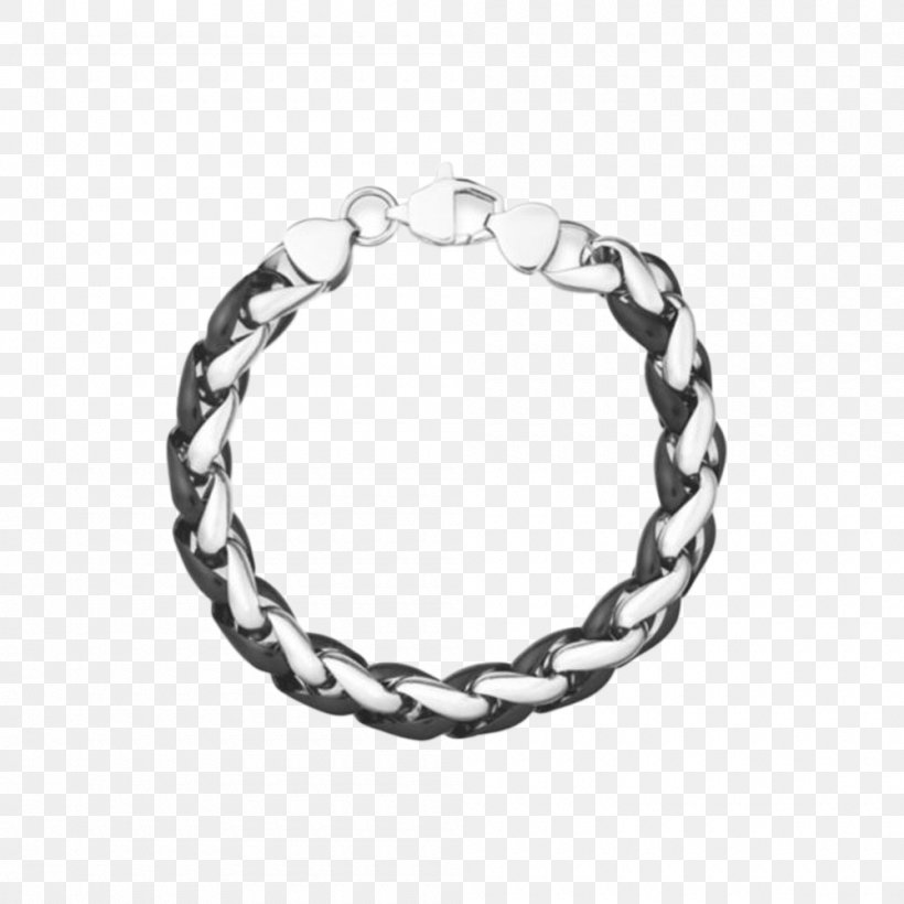 Bracelet Chain Jewellery Leather Cubic Zirconia, PNG, 1000x1000px, Bracelet, Black And White, Body Jewellery, Body Jewelry, Braid Download Free