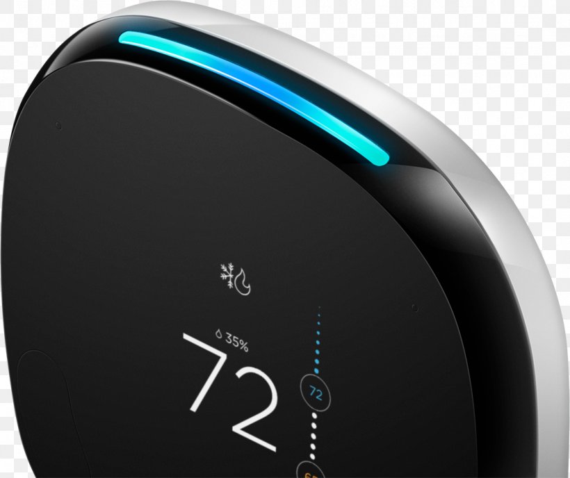 Smart Thermostat Ecobee Ecobee4 Ecobee Ecobee3, PNG, 1072x900px, Smart Thermostat, Amazon Alexa, Audio Equipment, Ecobee, Ecobee Ecobee3 Download Free