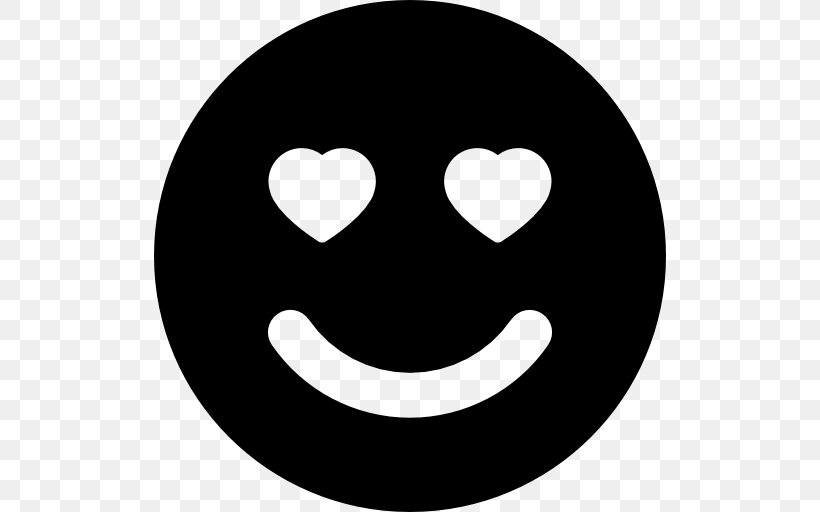 Smiley Emoticon Symbol, PNG, 512x512px, Smiley, Black And White, Emoji, Emoticon, Face Download Free