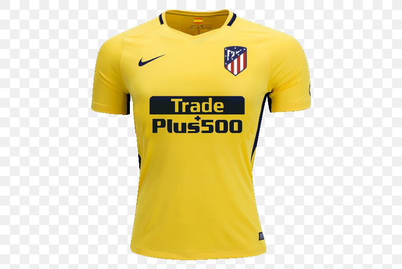 Atlético Madrid Real Madrid C.F. T-shirt Jersey Kit, PNG, 550x550px, Atletico Madrid, Active Shirt, Clothing, David Villa, Football Download Free