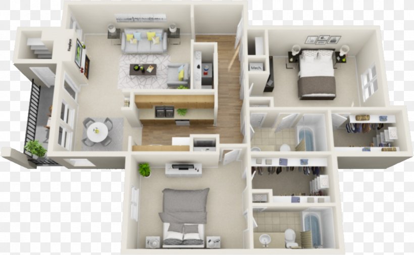 The Oaks At Valley Ranch Apartment Homes House Buckhorn Station Apartment Homes Bedroom, PNG, 1054x650px, Apartment, Bathroom, Bedroom, Floor Plan, Home Download Free