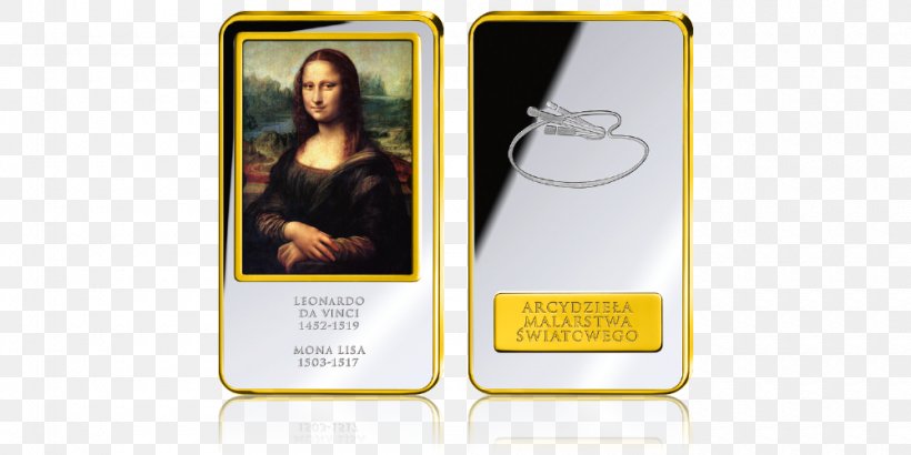 Mona Lisa Feature Phone Medal Masterpiece Painting, PNG, 1000x500px, Mona Lisa, Brand, Coin, Communication, Communication Device Download Free