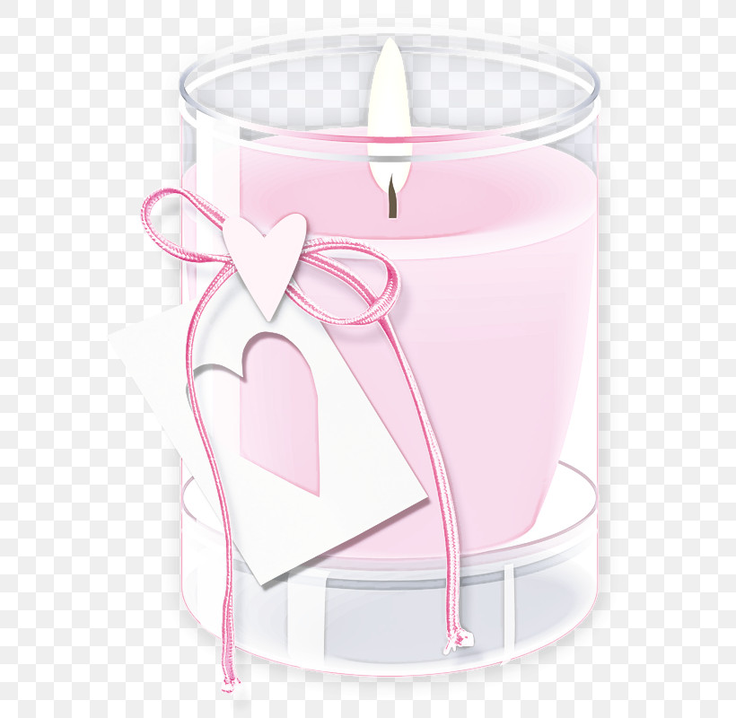 Pink Candle Lighting Heart Glass, PNG, 584x800px, Pink, Candle, Drinkware, Glass, Heart Download Free
