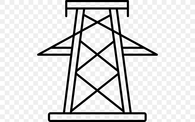 Electricity Transmission Tower, PNG, 512x512px, Electricity, Ac Power Plugs And Sockets, Area, Black And White, Electrical Energy Download Free