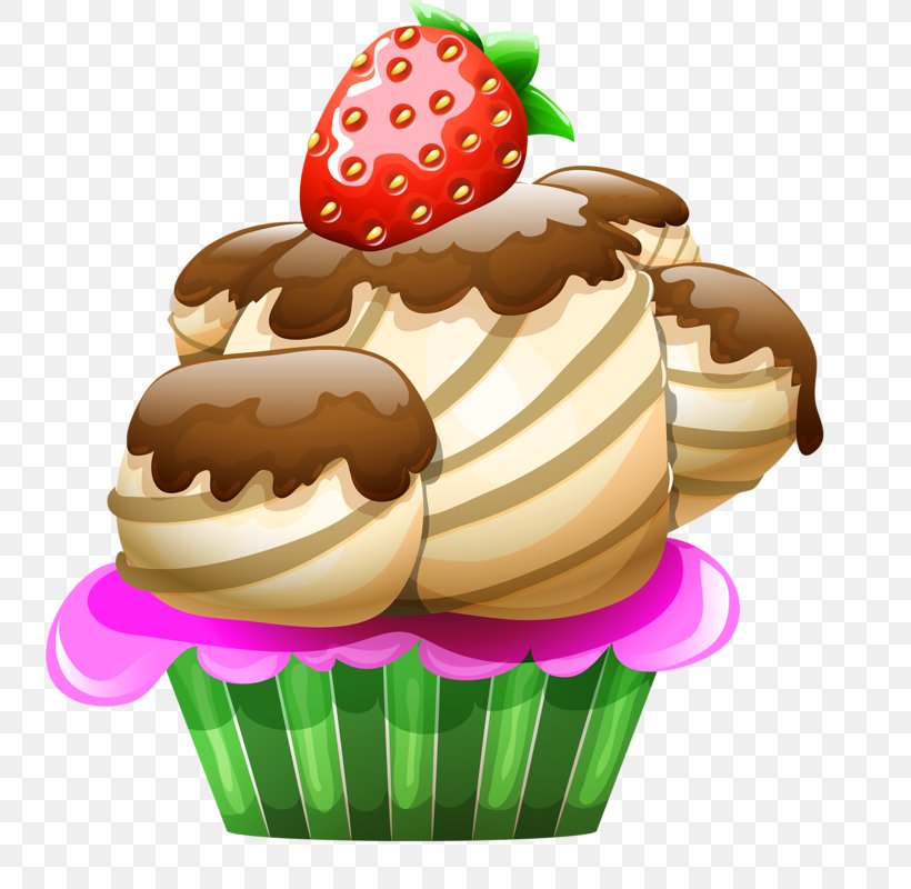 Ice Cream Cupcake Birthday Cake Chocolate Cake Strawberry Cream Cake, PNG, 774x800px, Ice Cream, Baking, Birthday Cake, Buttercream, Cake Download Free
